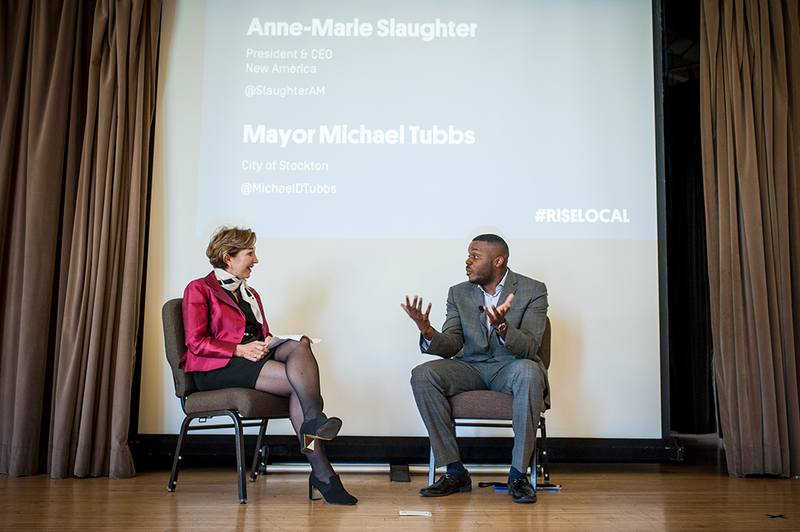 anne marie slaughter and mayor tubbs california