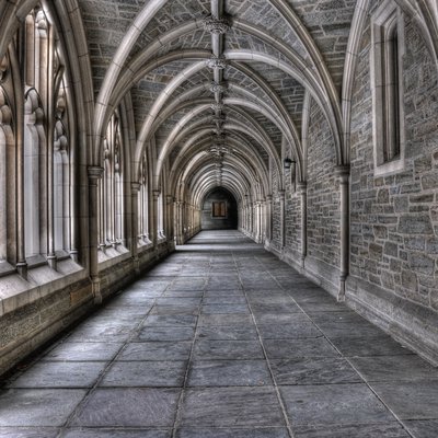 Princeton university hallways